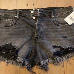 Free People jean shorts
